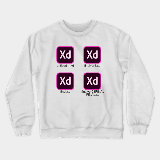 XD .xd Funny Files Pack Crewneck Sweatshirt by zap